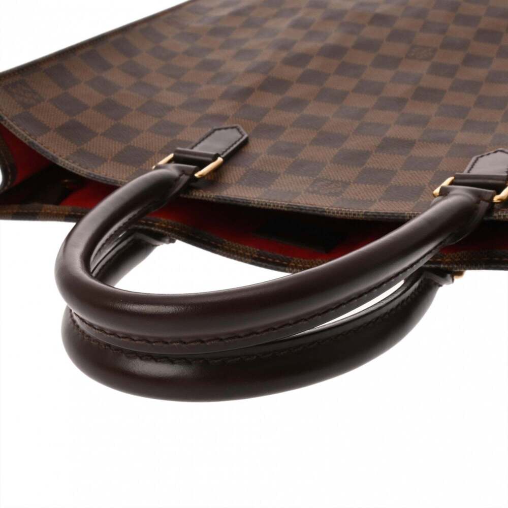 LOUIS VUITTON Louis Vuitton Damier Sac Plat Brown N51140 Men's and Women's Ca... - Picture 4 of 11